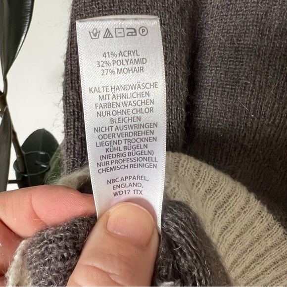 Max Studio Mohair Asymmetrical Long Sleeve Sweater - Picture 5 of 5